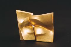 Bacio, spilla, 1997, oro giallo, rosa [1600x1200]