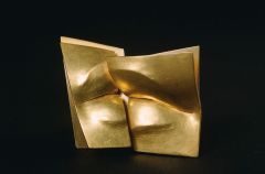 Bruno Martinazzi. Bacio, spilla, 1997, oro giallo, rosa [1600x1200]