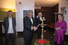 Cuttng the Mirror - Inauguration - Lighting of the lamp.