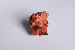 Image 5.Mimicry-My impression of the sea creatures,2015,Silver, paper, paint, stainless steel,60x50x30mm